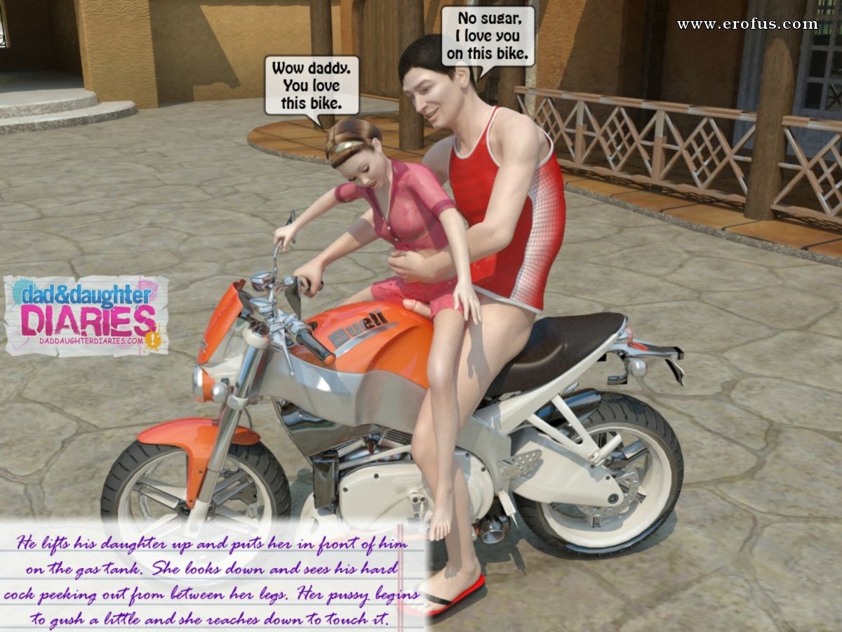 Page 14 dad and daughter diaries comics bike  Sex and Porn  