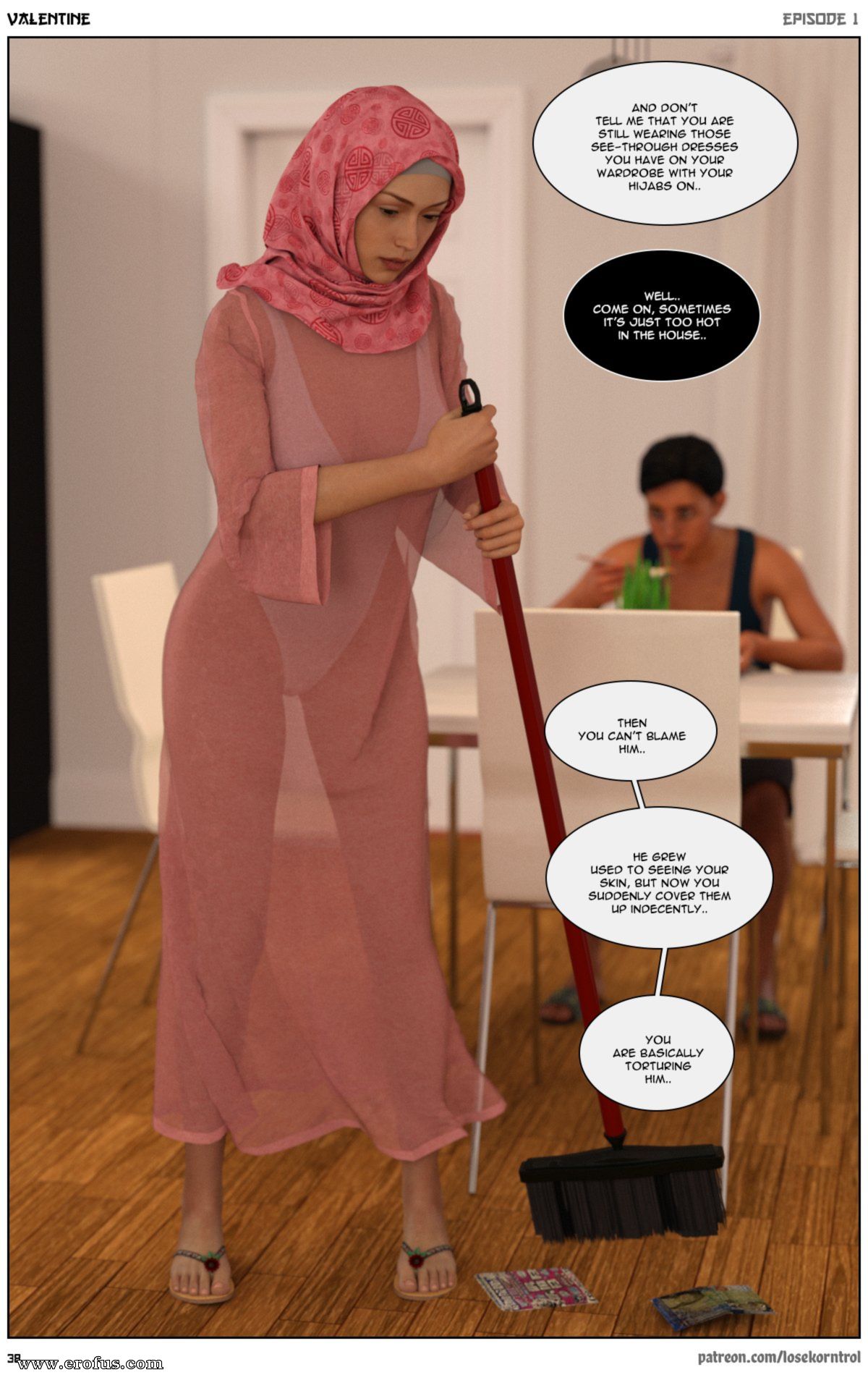 Comic porn hijab