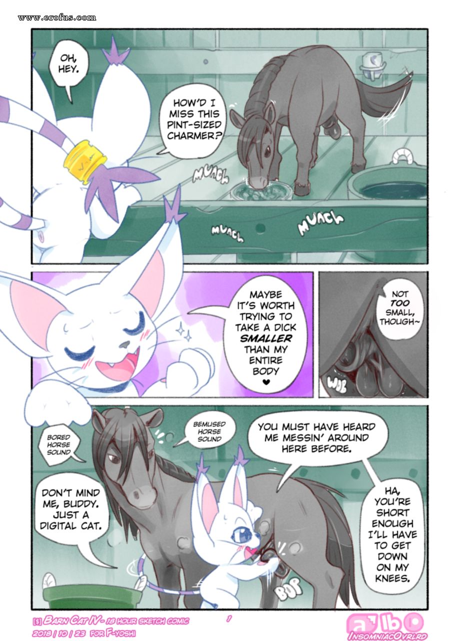 Anime cat and horse porn comics