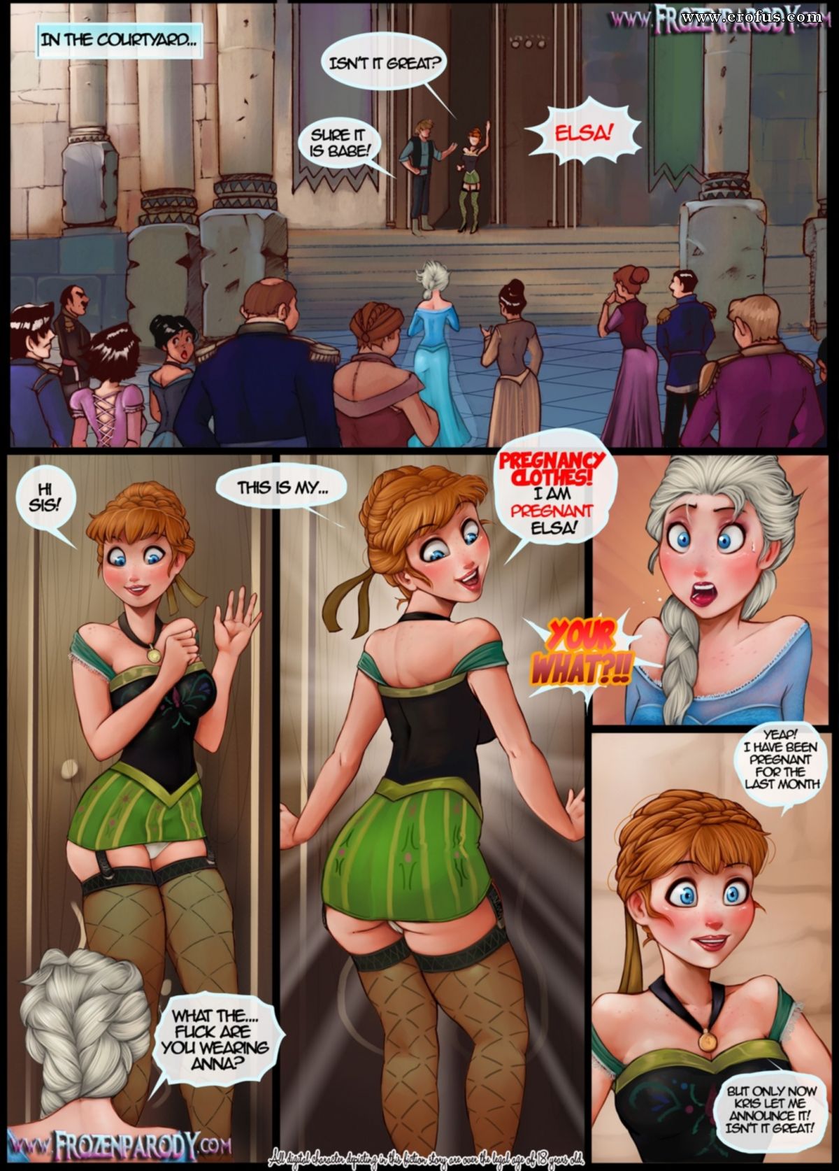 Frozen Pregnant Porn Captions - Page 7 | frozen-parody-comics/unfrozen/issue-2 | - Sex and Porn Comics |  kapitantver.ru