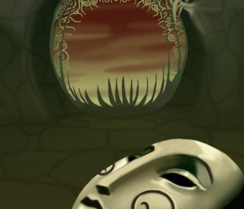 Behind Mask
