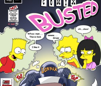 Simpsons Comix Busted